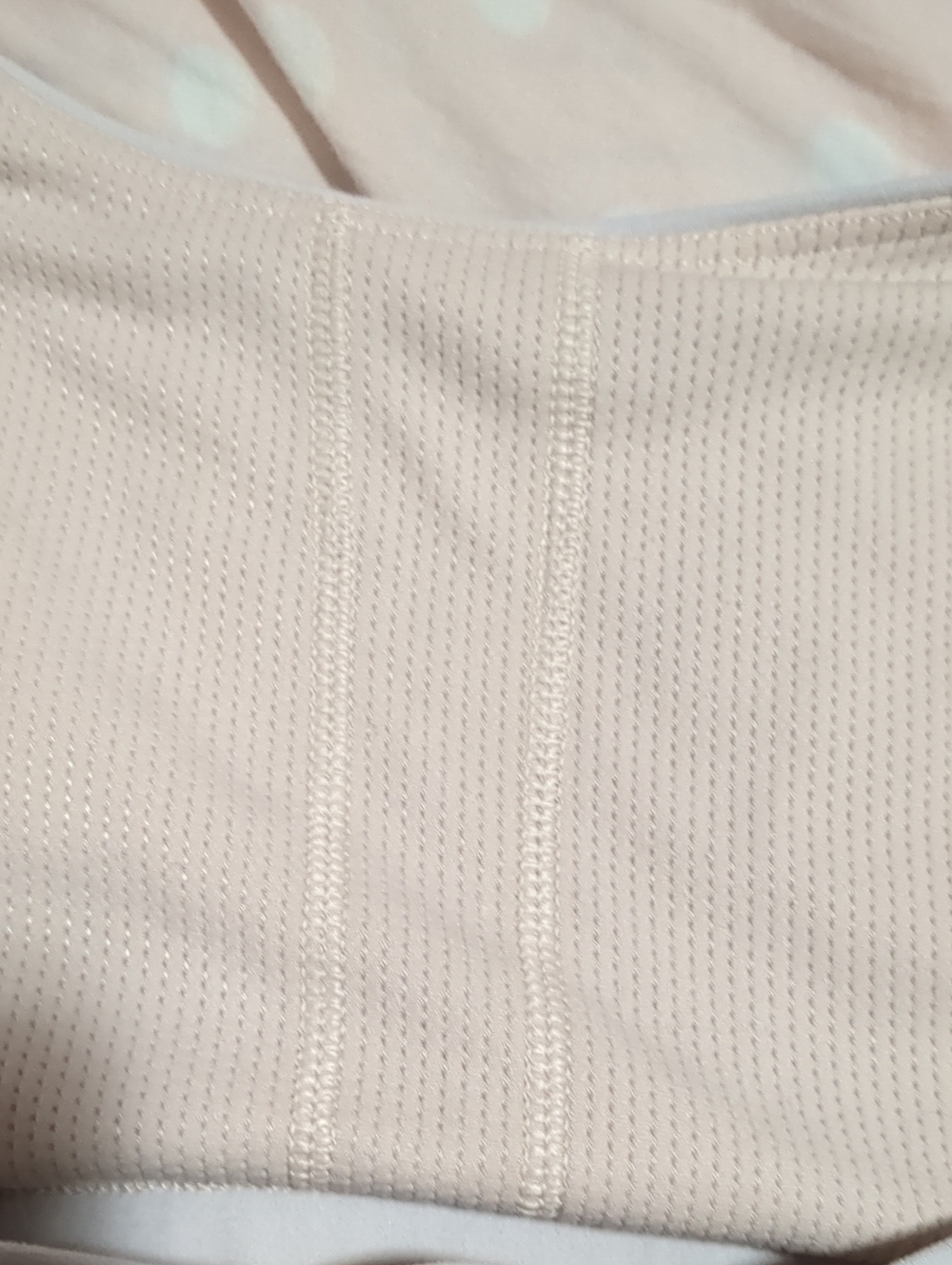 Athleta Whiteish Pink Sports Bra with Crossback Design - Picture 6 of 8